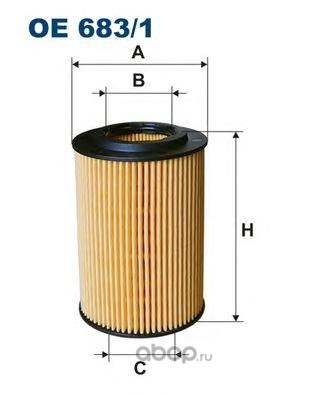Фильтр масляный FILTRON OE683/1