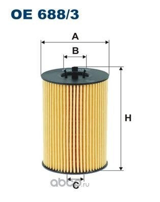 Фильтр масляный FILTRON OE688/3