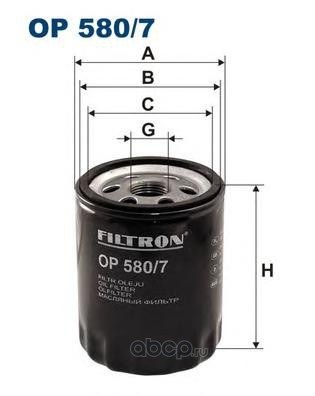 Фильтр масляный FILTRON OP580/7