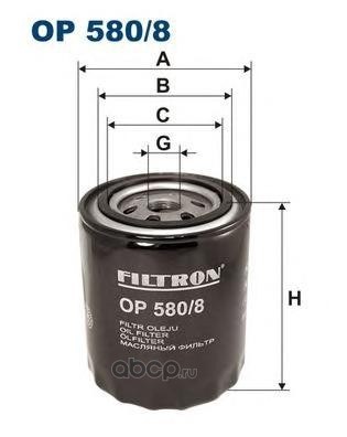 Фильтр масляный FILTRON OP580/8