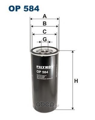 Фильтр масляный FILTRON OP584
