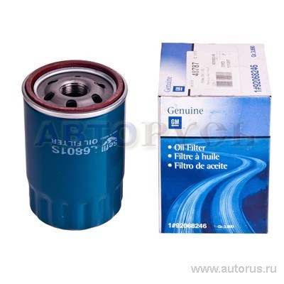 Фильтр масляный GENERAL MOTORS 92068246