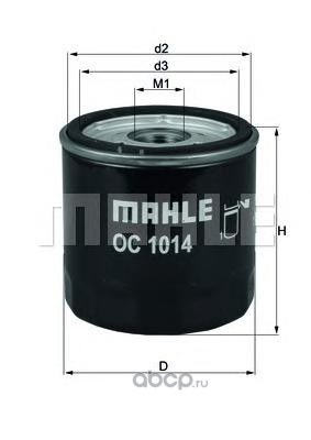 Фильтр масляный KNECHT/MAHLE OC1014