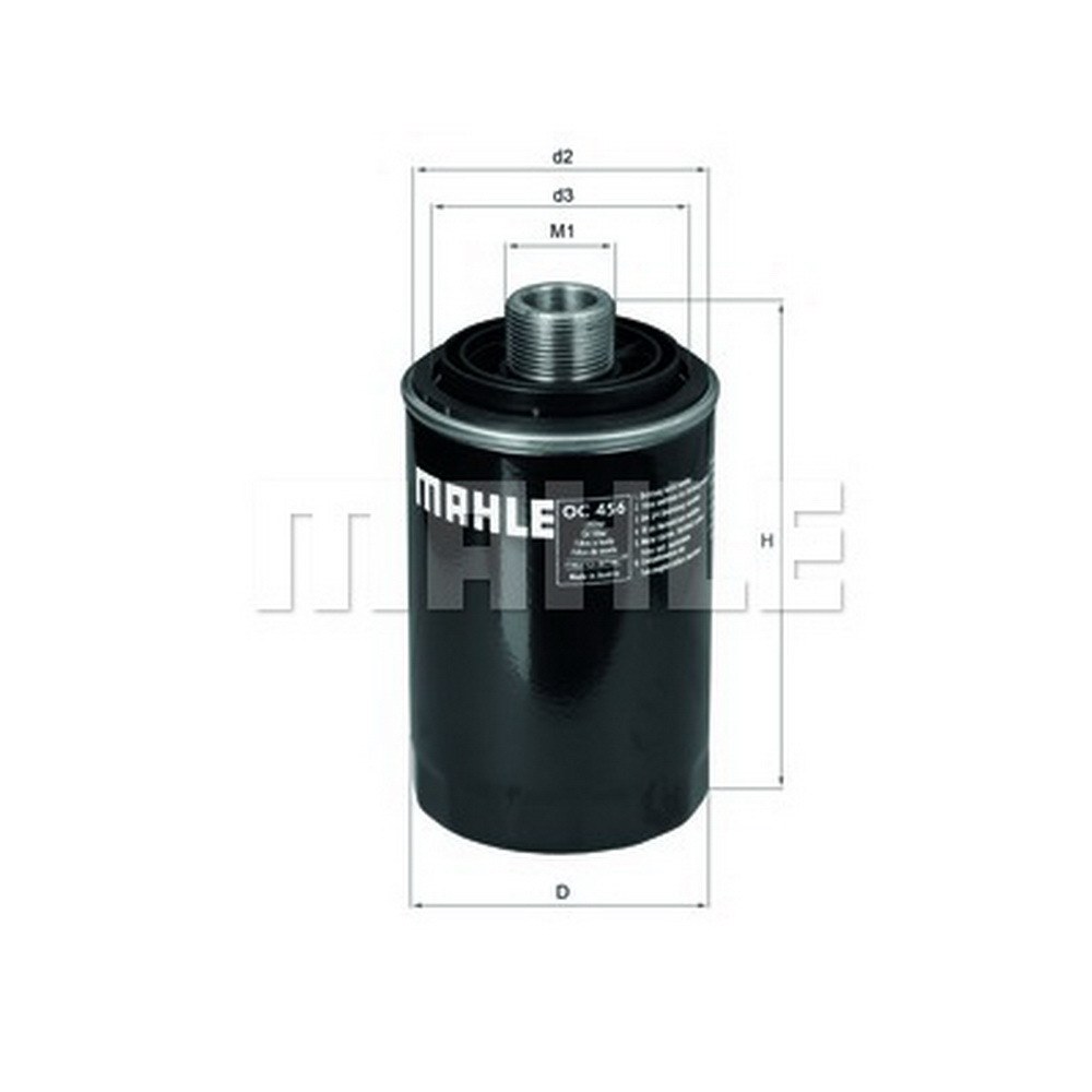 Фильтр масляный KNECHT/MAHLE OC 456