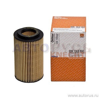 Фильтр масляный KNECHT/MAHLE OX153D2