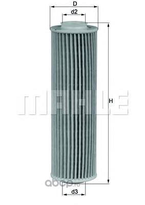 Фильтр масляный KNECHT/MAHLE OX183/5D1