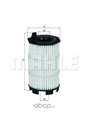 Фильтр масляный KNECHT/MAHLE OX350/4D