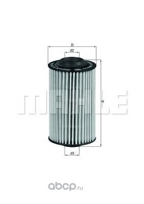 Фильтр масляный KNECHT/MAHLE OX399D