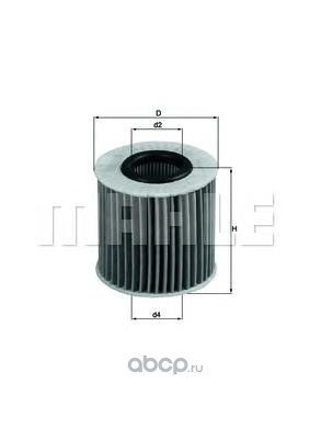 Фильтр масляный KNECHT/MAHLE OX414D2