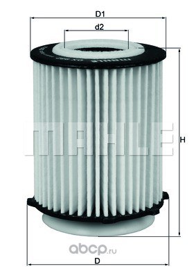 Фильтр масляный KNECHT/MAHLE OX982D
