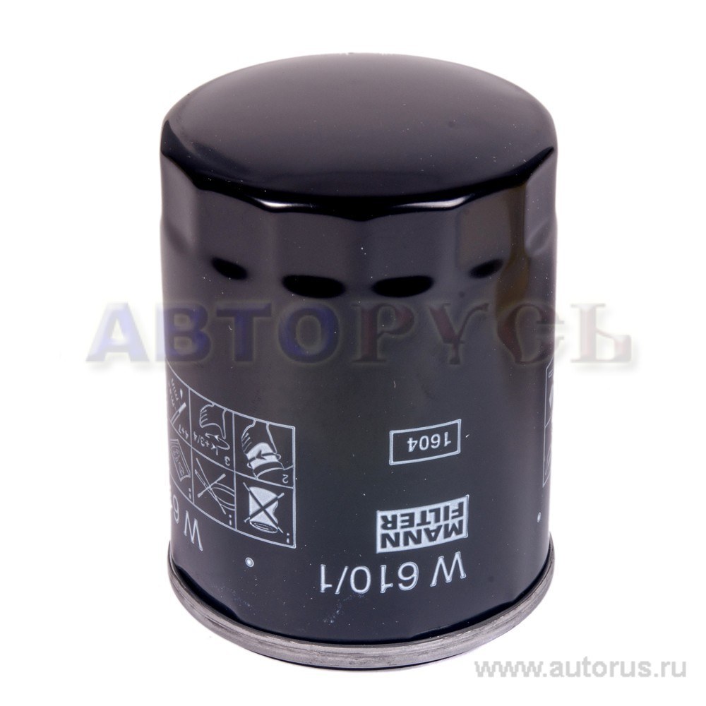 Фильтр масляный MANN-FILTER W 610/1