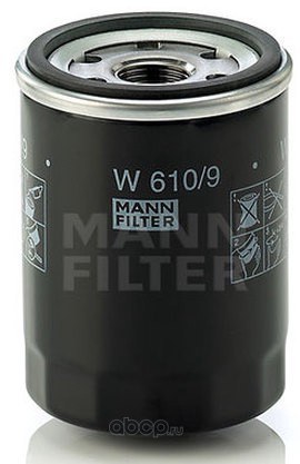 Фильтр масляный MANN-FILTER W 610/9
