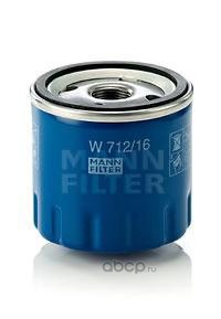 Фильтр масляный MANN-FILTER W 712/16