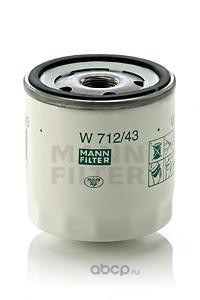 Фильтр масляный MANN-FILTER W 712/43