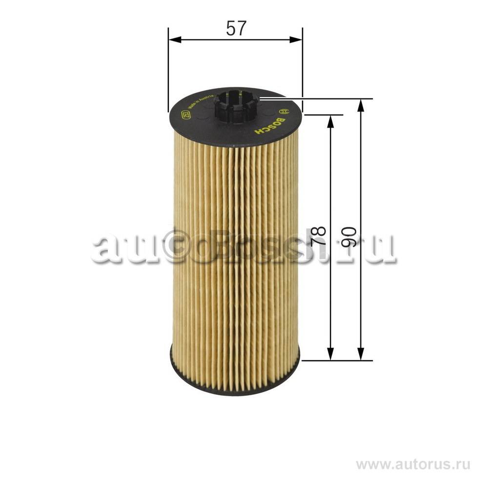 Фильтр масляный MB W169/W245 mot.M166/M266 BOSCH 1 457 429 306