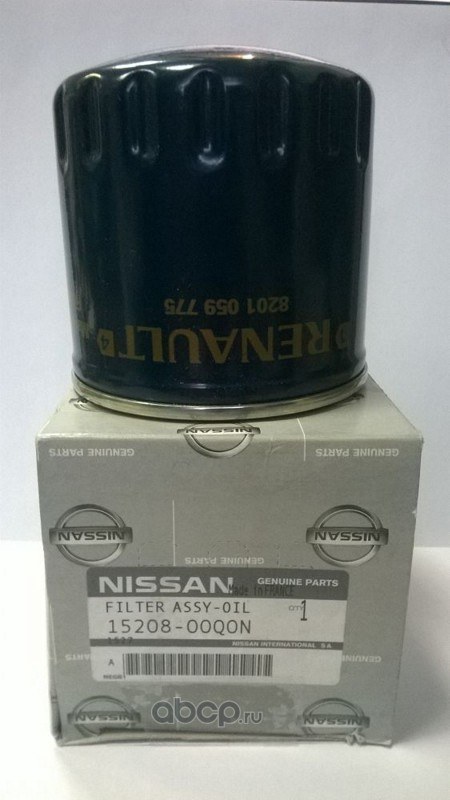 Фильтр масляный NISSAN 15208-00Q0N