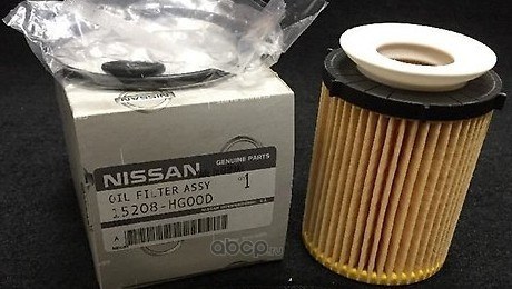 Фильтр масляный NISSAN 15208-HG00D