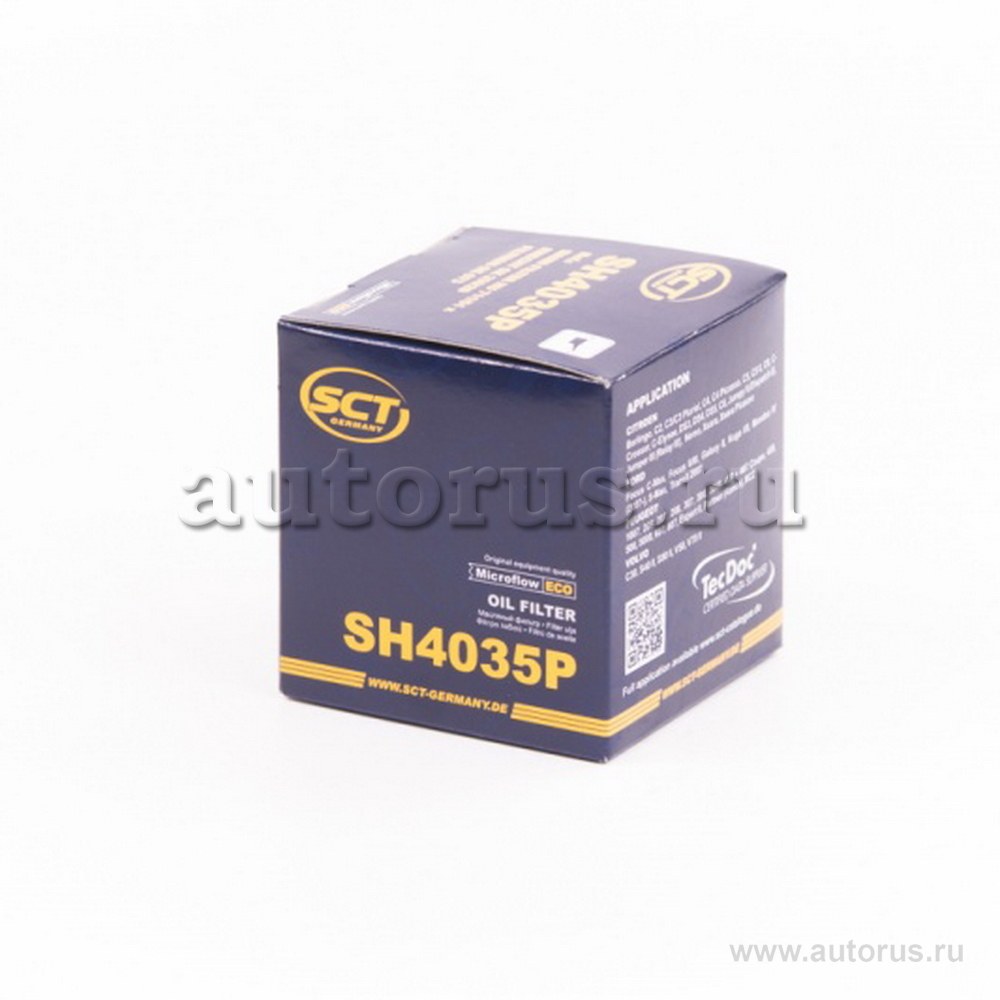 Фильтр масляный FORD Focus II/III SCT SH4035P
