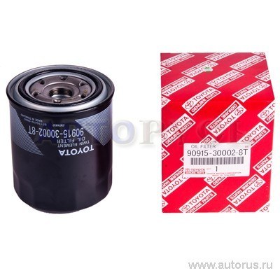 Фильтр масляный TOYOTA 90915-30002-8T