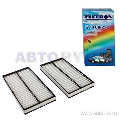 Фильтр салонный, 2шт FILTRON K1160-2X