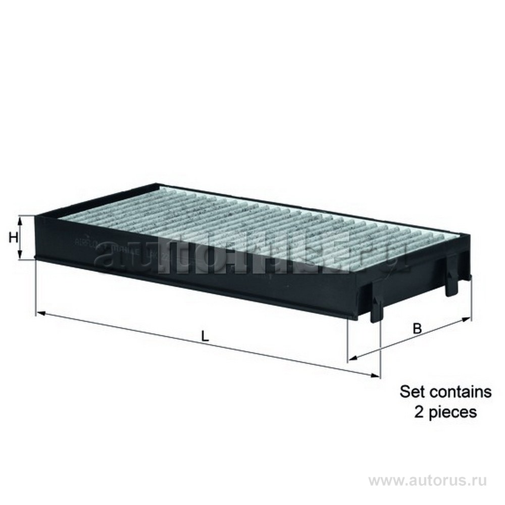 Фильтр салонный, 2шт KNECHT/MAHLE LAK221/S