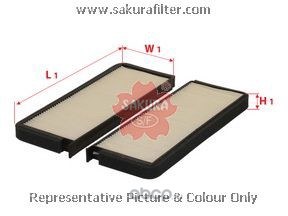Фильтр салонный, 2шт SAKURA CA89060