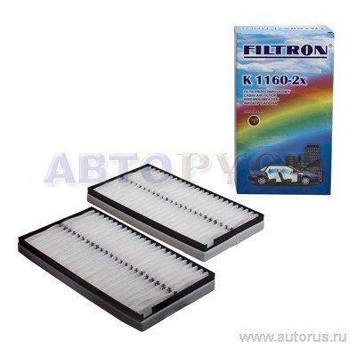 Фильтр салонный, угольный, 2шт FILTRON K1160A-2X