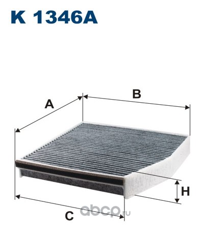 Фильтр салонный (угольный) FILTRON K1346A