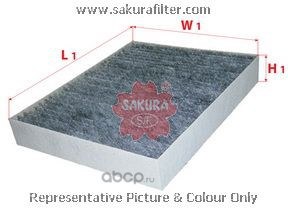 Фильтр салонный (угольный) SAKURA CAC31090