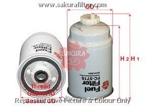 Фильтр топливный VAG/FIAT/FORD/OPEL mot.DIESEL SAKURA FC-5715