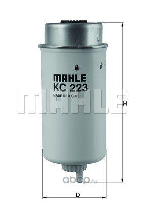 Фильтр топливный KNECHT/MAHLE KC 223