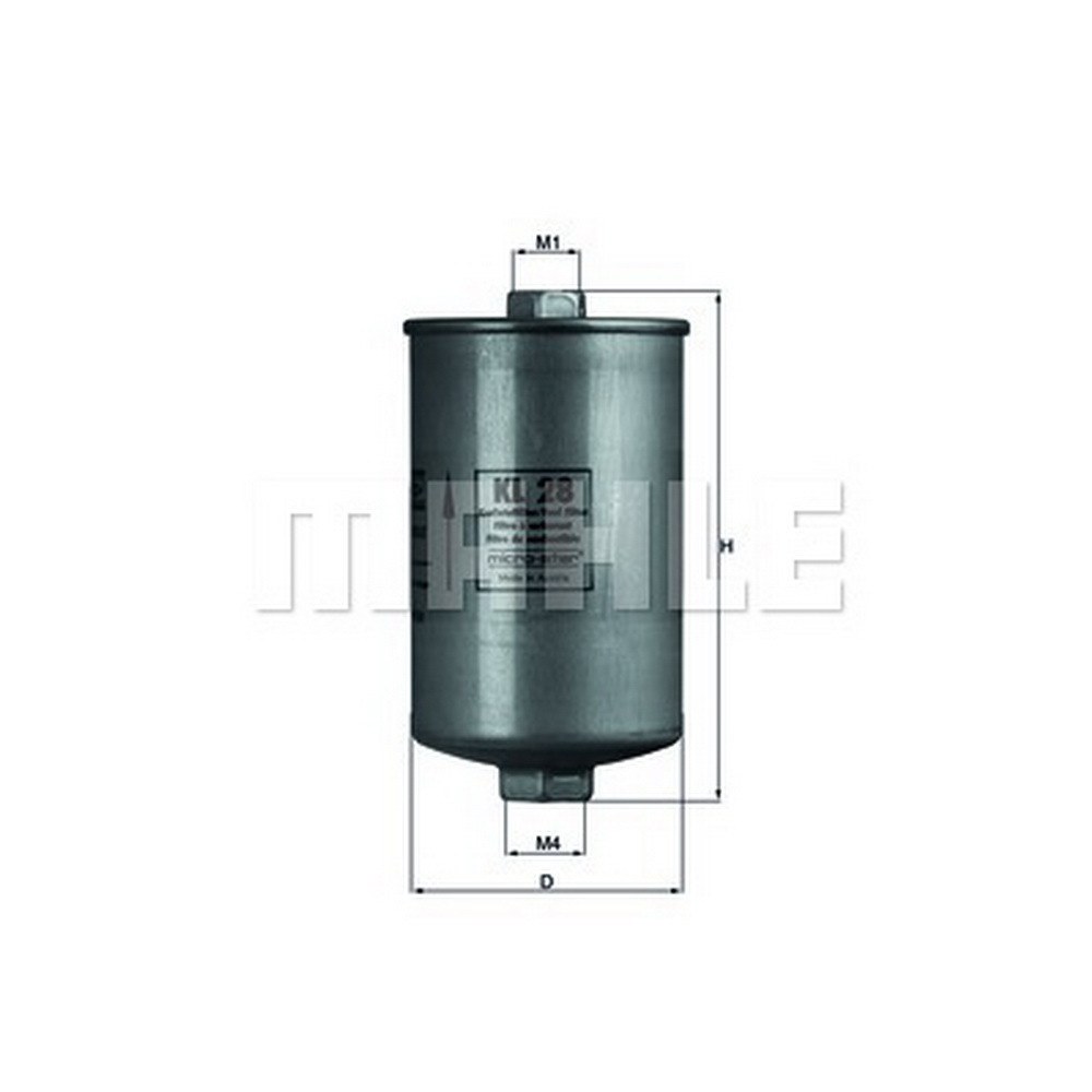 Фильтр топливный AD KNECHT/MAHLE KL28