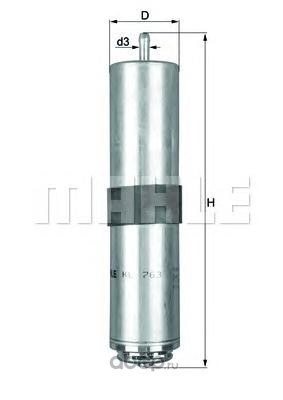 Фильтр топливный KNECHT/MAHLE KL763D