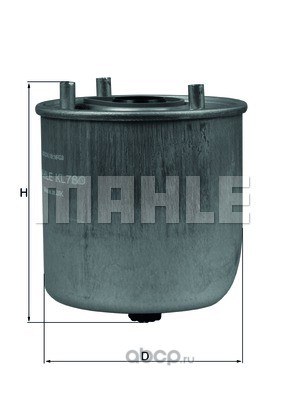 Фильтр топливный KNECHT/MAHLE KL780