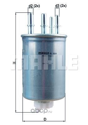 Фильтр топливный KNECHT/MAHLE KL 1044