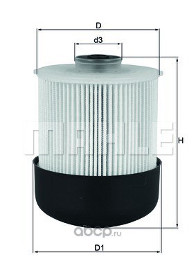 Фильтр топливный KNECHT/MAHLE KX338/26D