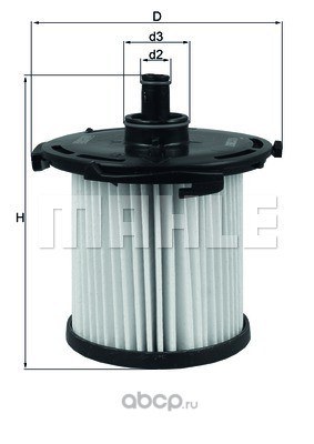 Фильтр топливный KNECHT/MAHLE KX387D
