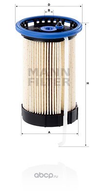 Фильтр топливный MANN-FILTER PU 8008/1