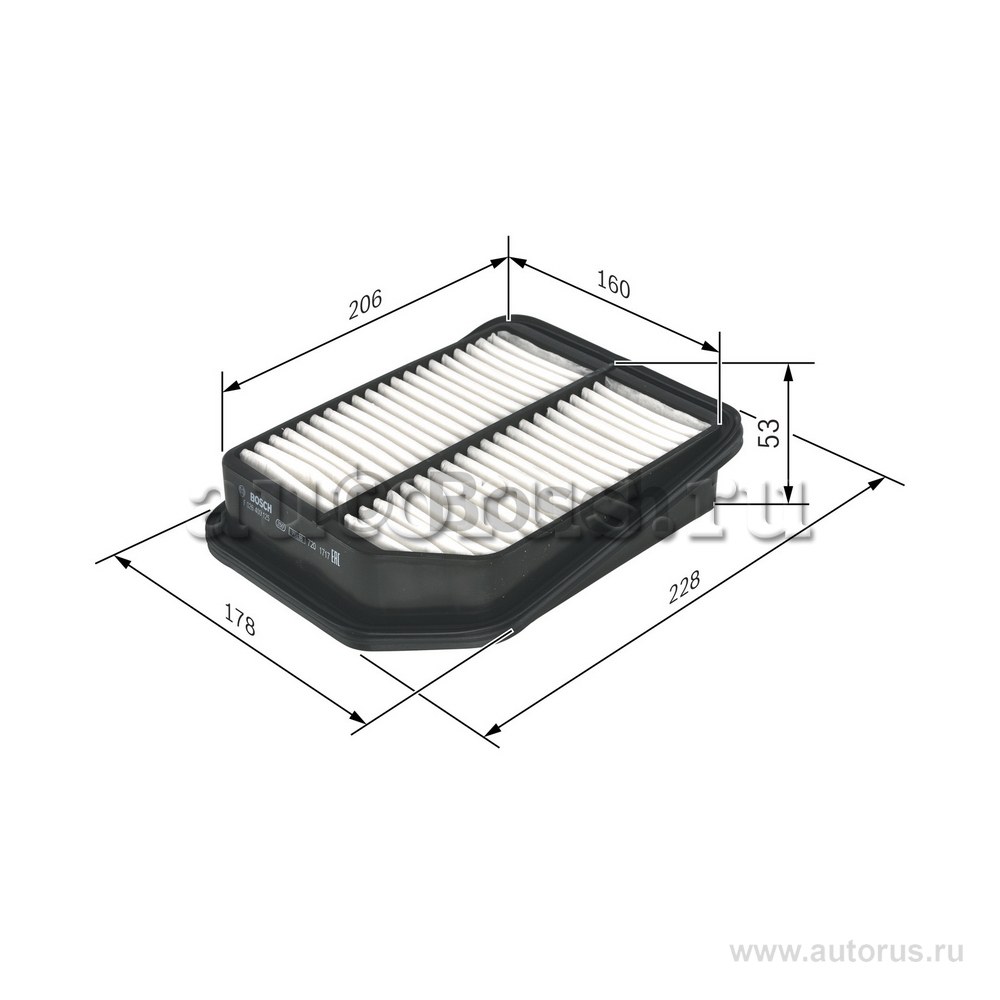 Фильтр воздушный BOSCH F 026 400 125