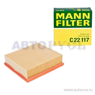 Фильтр воздушный ВАЗ 2108-15 инжектор MANN MANN-FILTER C 22 117