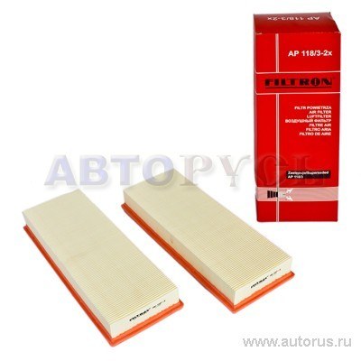 Фильтр воздушный, x2 FILTRON AP118/3-2X