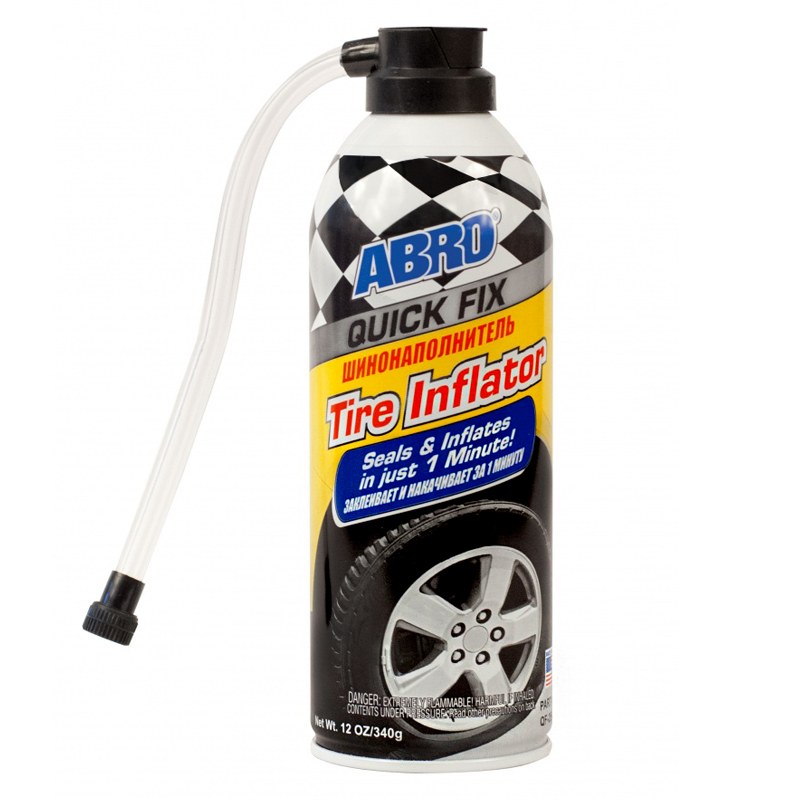 Герметик колесный со шлангом 340 г QF25 ABRO QF-25-R
