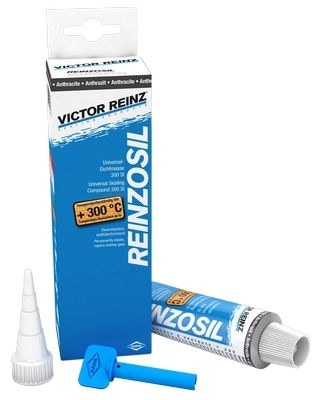 Герметик силиконовый серый эластичный 70 мл от -50C до +320C REINZOSIL VICTOR REINZ 70-31414-10