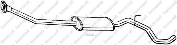 Глушитель центральный NISS NOTE 06- BOSAL 286-277