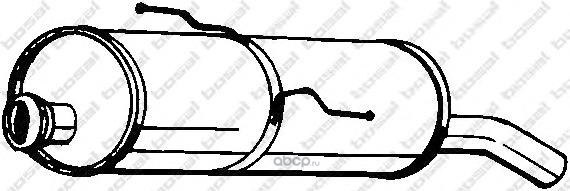 Глушитель задний PEUG 206 98-00 BOSAL 190-355