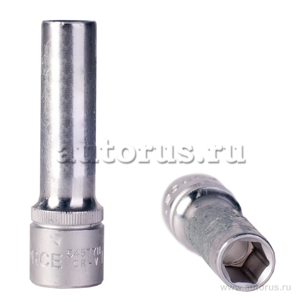 Головка 10 мм 6-гранная 1/2DR длинная FORCE 5457710