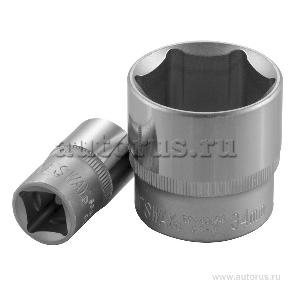 Головка 10 мм 6-гранная 1/2DR короткая JONNESWAY S04H4110