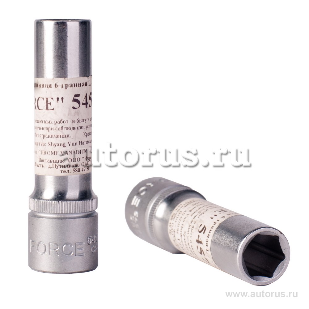 Головка 12 мм 6-гранная 1/2DR короткая FORCE 54512