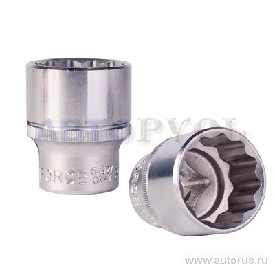 Головка 28 мм 12-гранная 1/2DR короткая FORCE 54928