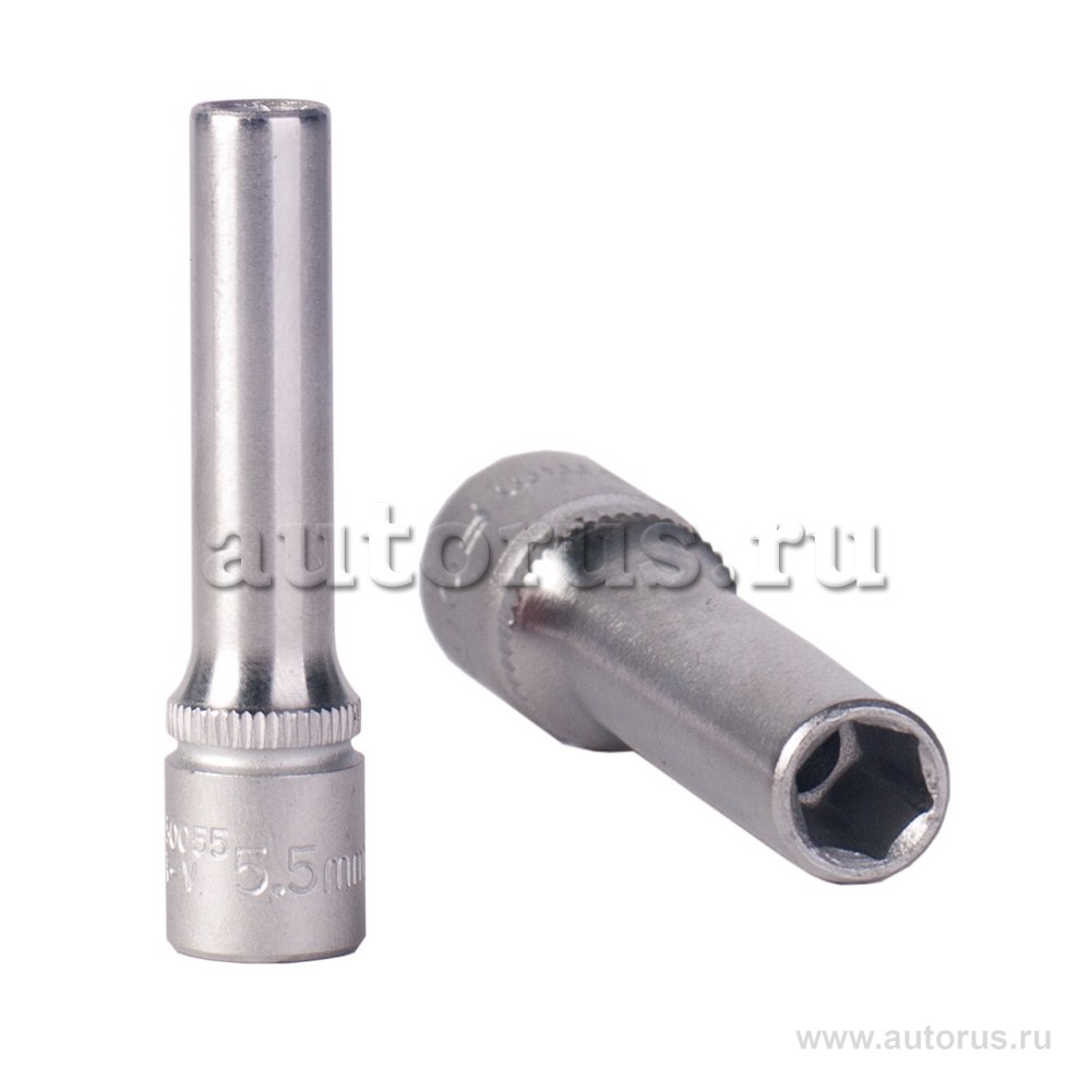 Головка 5,5 мм 6-гранная 1/4DR длинная FORCE 52550055